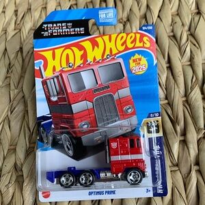 Transformers Optimus Prime Hot Wheels Trans Formers Hotwheels Truck New 2025